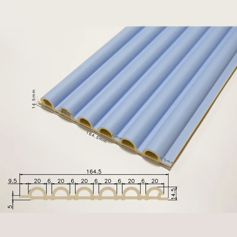 156 ফাঁপা আধা-বৃত্তাকার 6-গ্রিড ফ্লুটেড প্যানেল