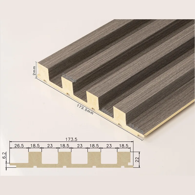 166 সলিড 4-গ্রিড ফ্লুটেড প্যানেল