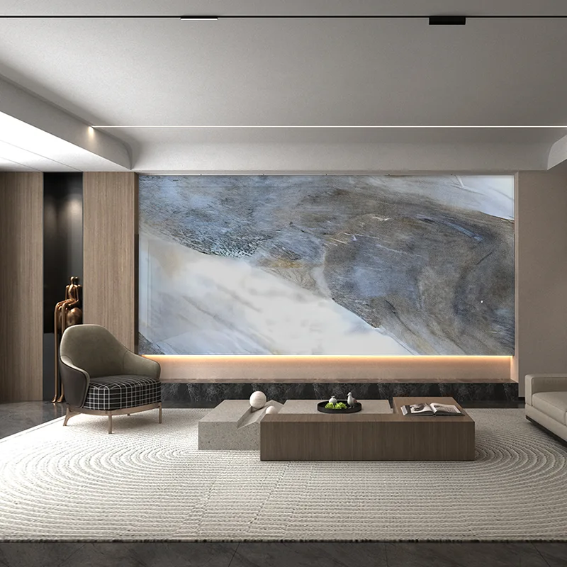 অ্যামাজন গ্রিন এবং ব্লু সিরিজ মার্বেল ব্যাকগ্রাউন্ড ওয়াল প্যানেল