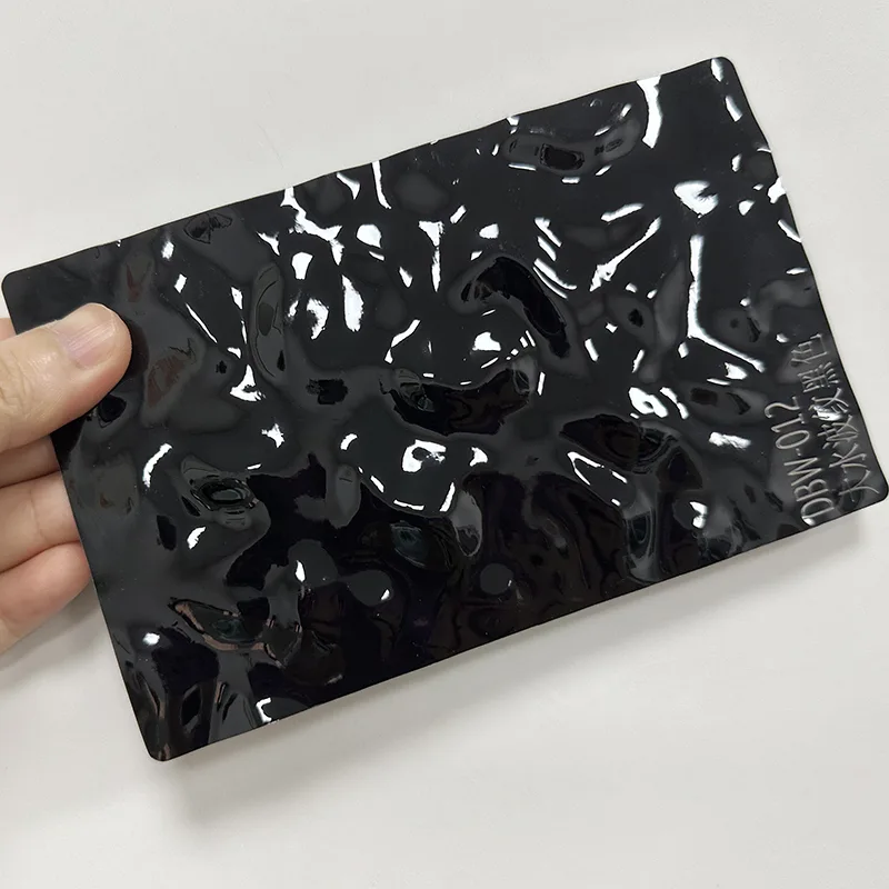 পিইটি ওয়াটার রিপল কার্বন ক্রিস্টাল ওয়াল প্যানেল